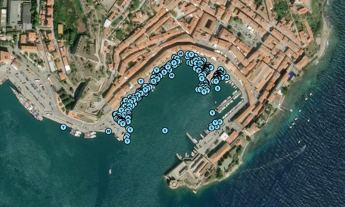 Satelite image of Marina di Portoferraio - Cosimo De Medici
