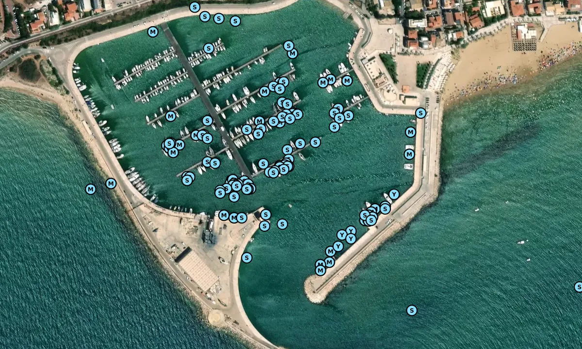 Satelite image of Marina di Ragusa 1