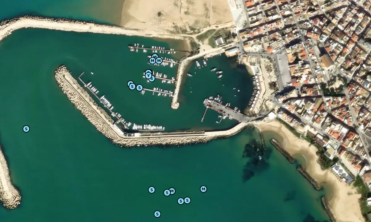 Satelite image of Marina di Scoglitti