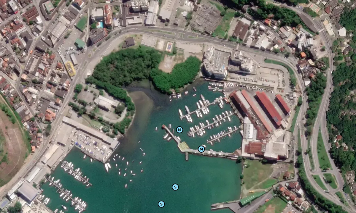 Satelite image of Marina dos Piratas