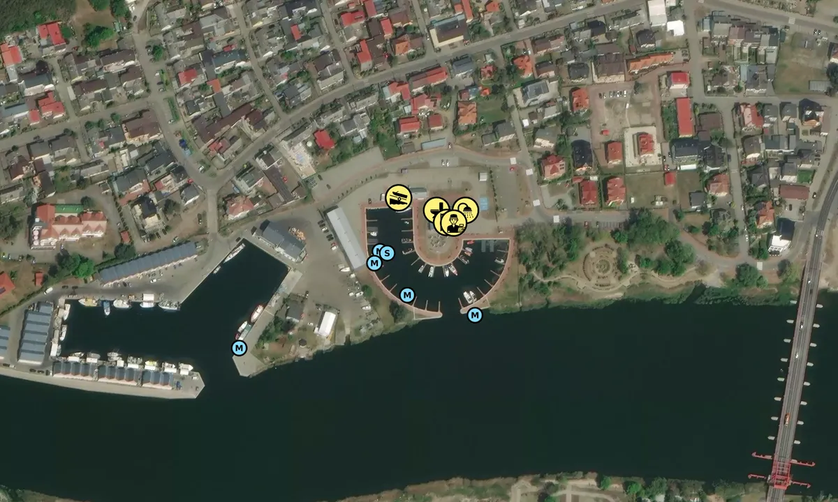 Satelite image of Marina Dziwnów 