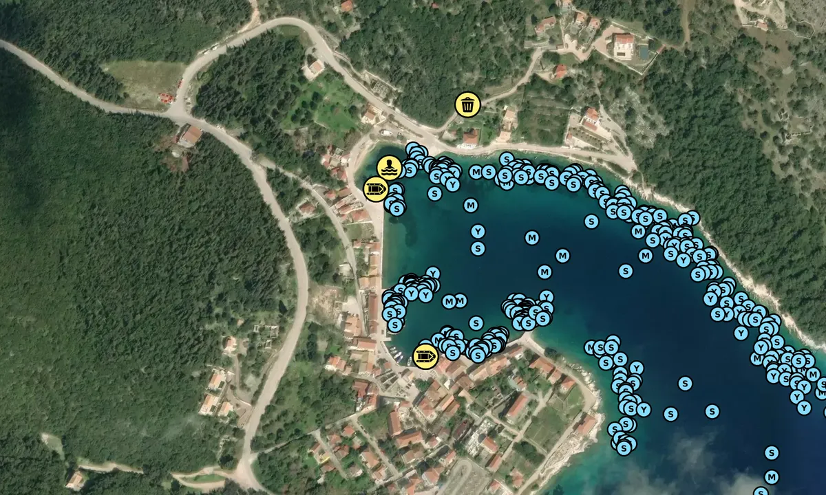 Satelite image of Marina Fiskardo
