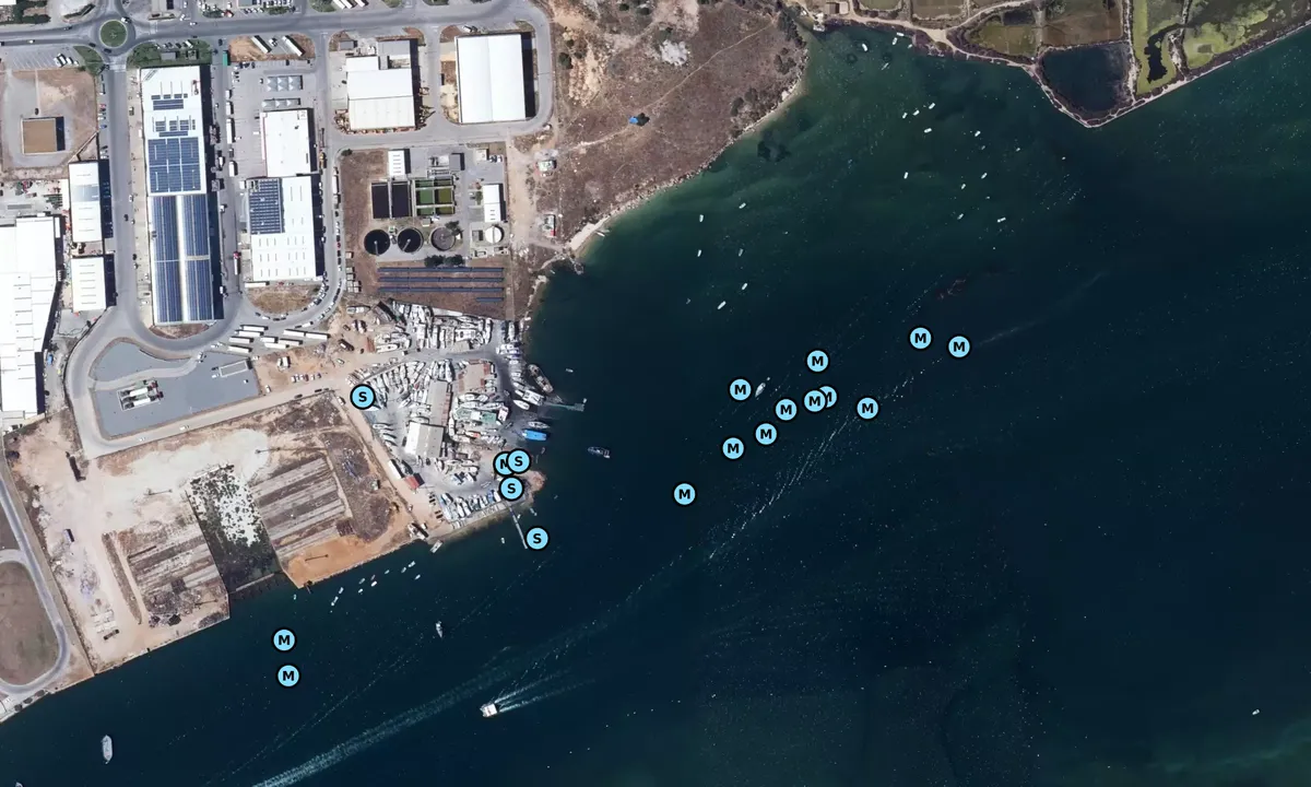 Satelite image of Marina Formosa