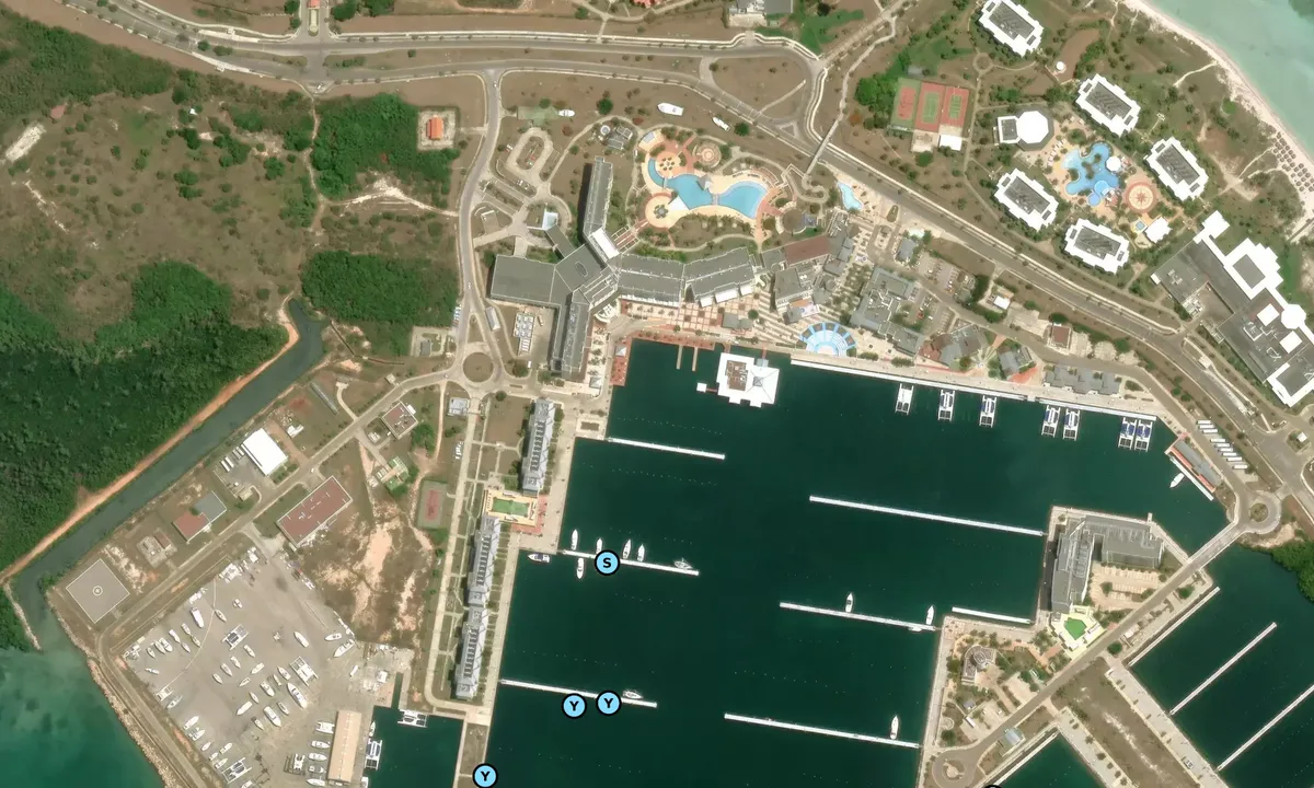 Satelite image of Marina Gaviota Varadero