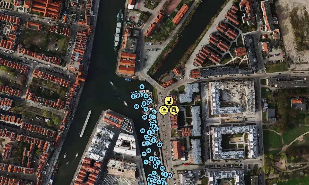Satelite image of Marina Gdansk
