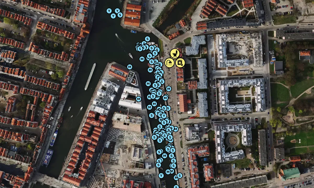 Satelite image of Marina Gdansk