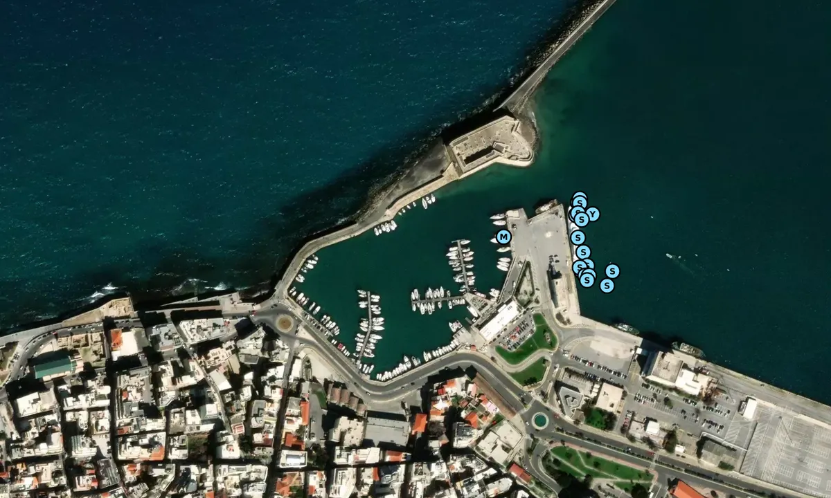 Satelite image of Marina Iraklion