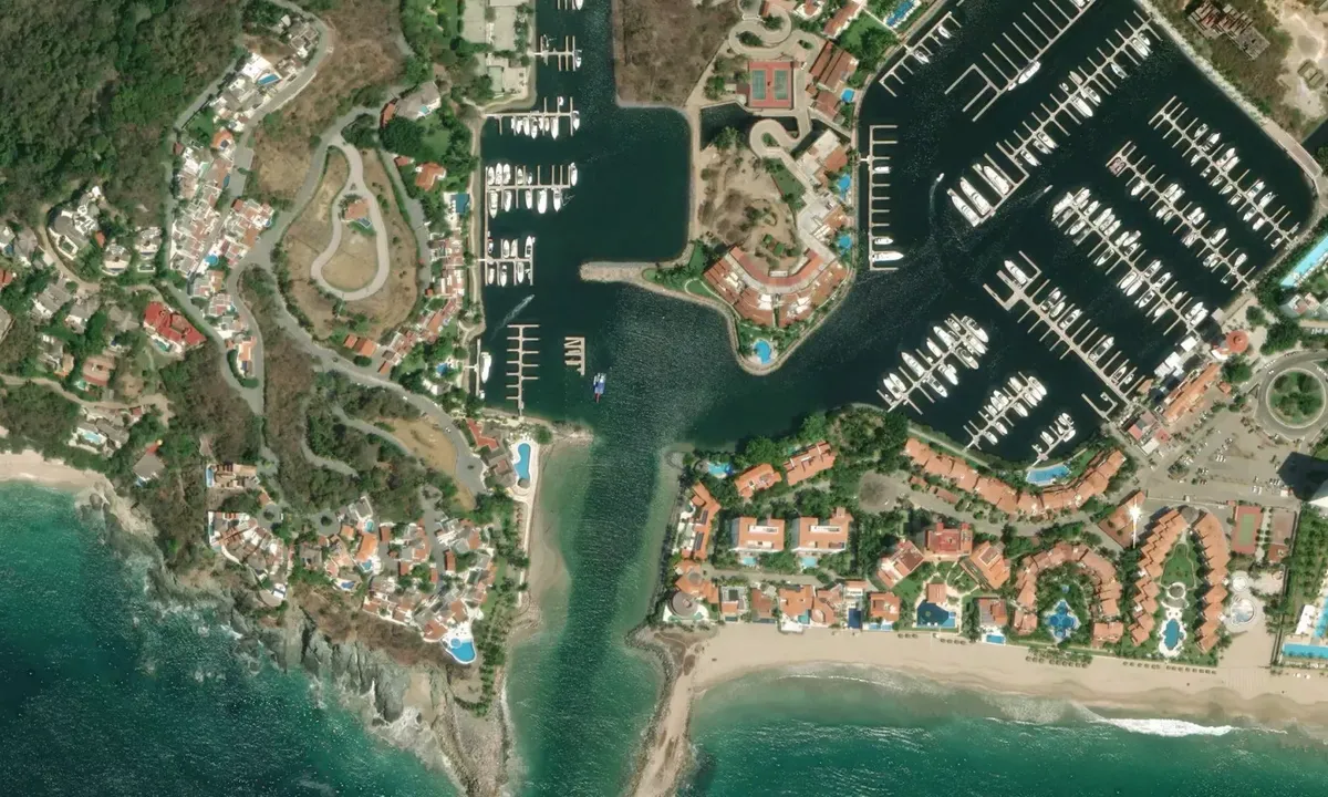 Satelite image of Marina Ixtapa