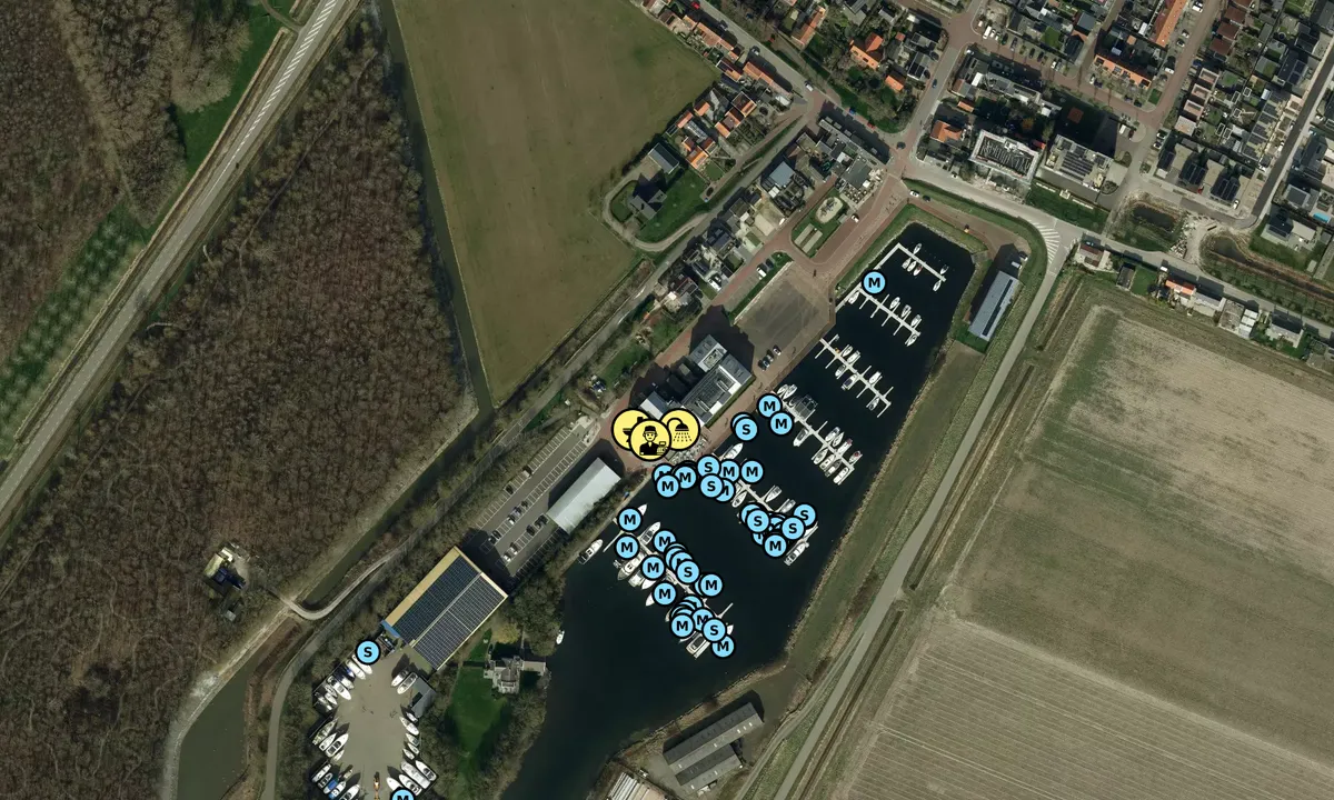 Satelite image of Marina Kamperland