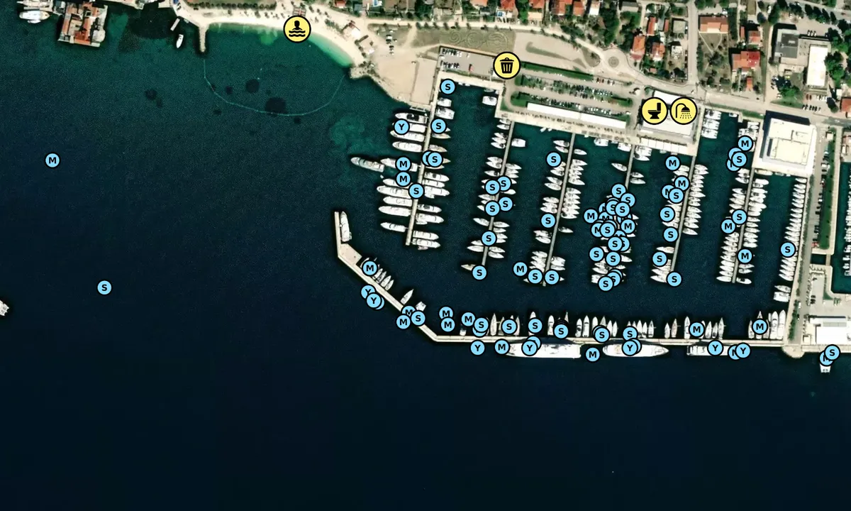 Satelite image of Marina Kastela