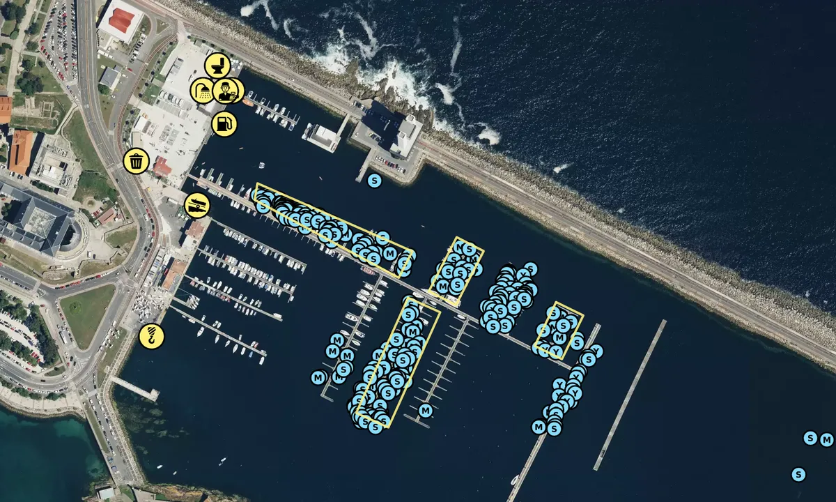 Satelite image of Marina La Coruna