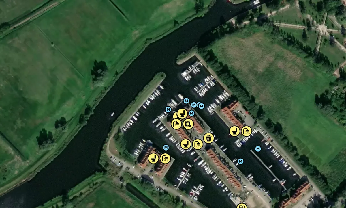 Satelite image of Marina Lagunenstadt Ueckermunde