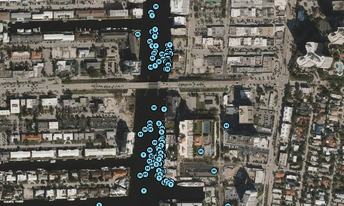 Satelite image of Marina Mar of Fort Lauderdale