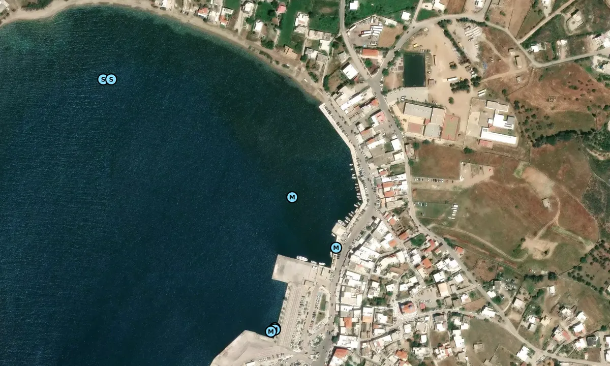 Satelite image of Marina of Andros, Gavrion