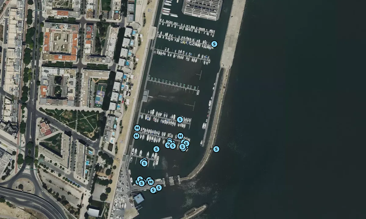 Satelite image of Marina Parque das Nacoes - Lisboa