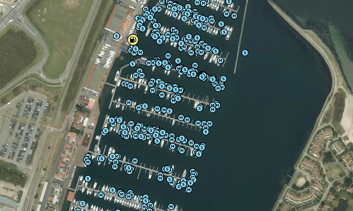 Satelite image of Marina Port Zélande