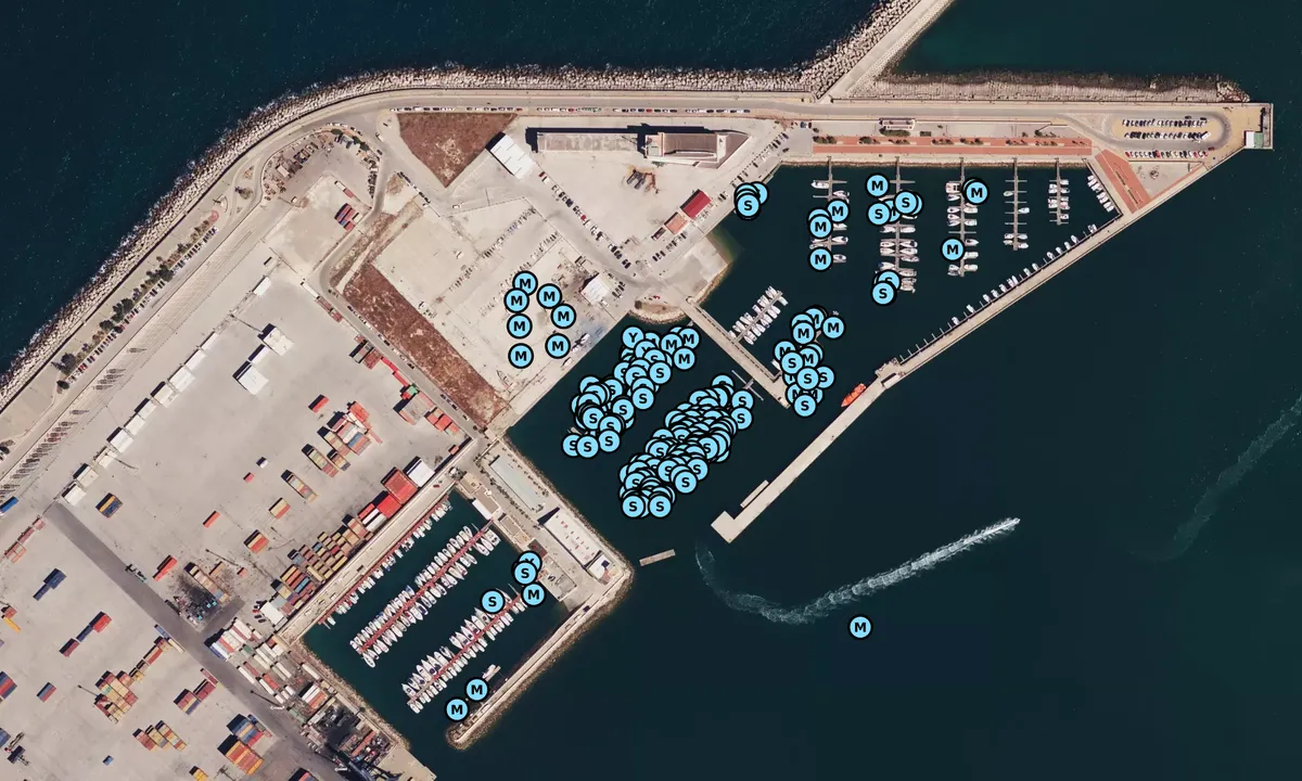 Satelite image of Marina Puerto America - Cádiz