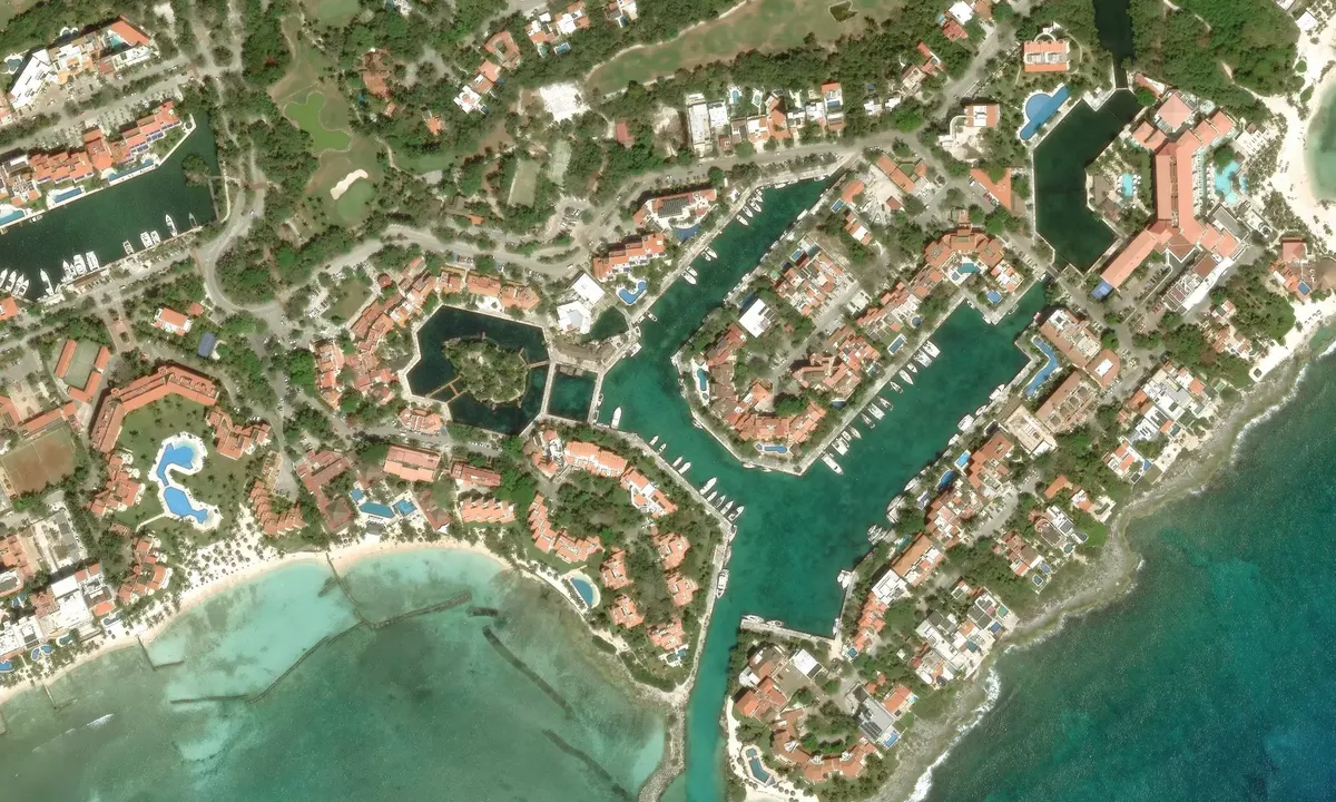 Satelite image of Marina Puerto Aventuras