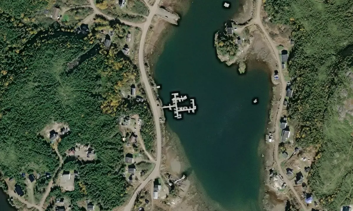 Satelite image of Marina Red Bay La Tabatiere
