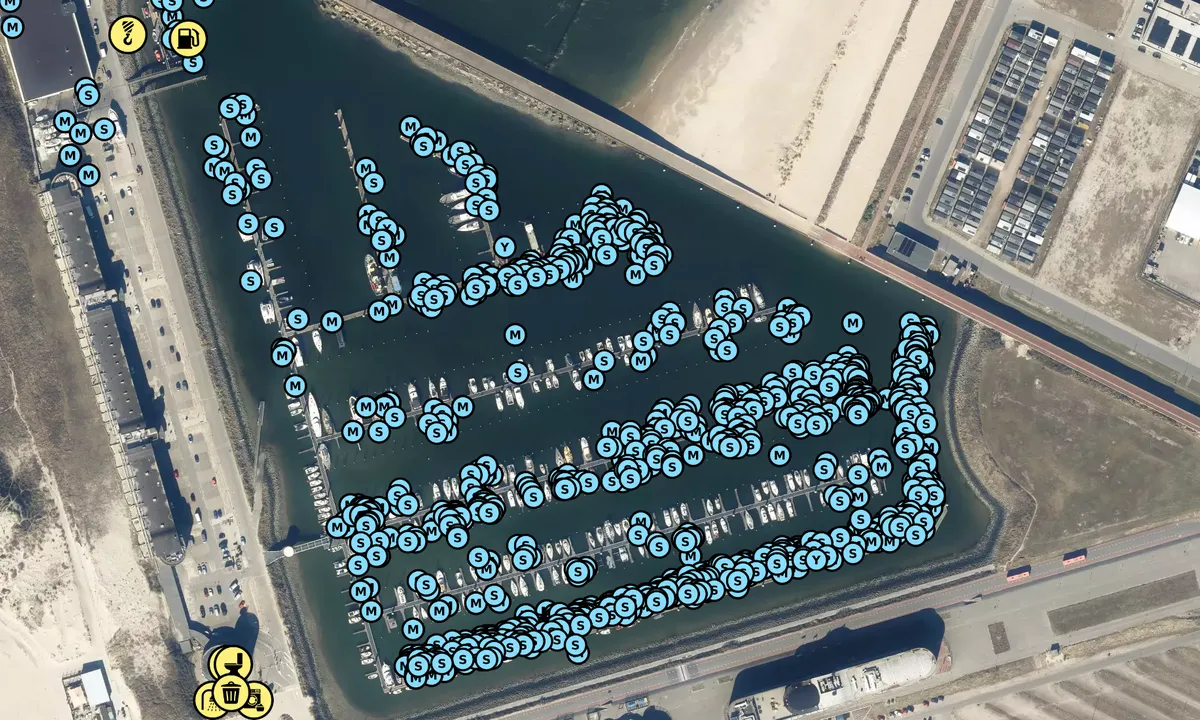 Satelite image of Marina Seaport IJmuiden