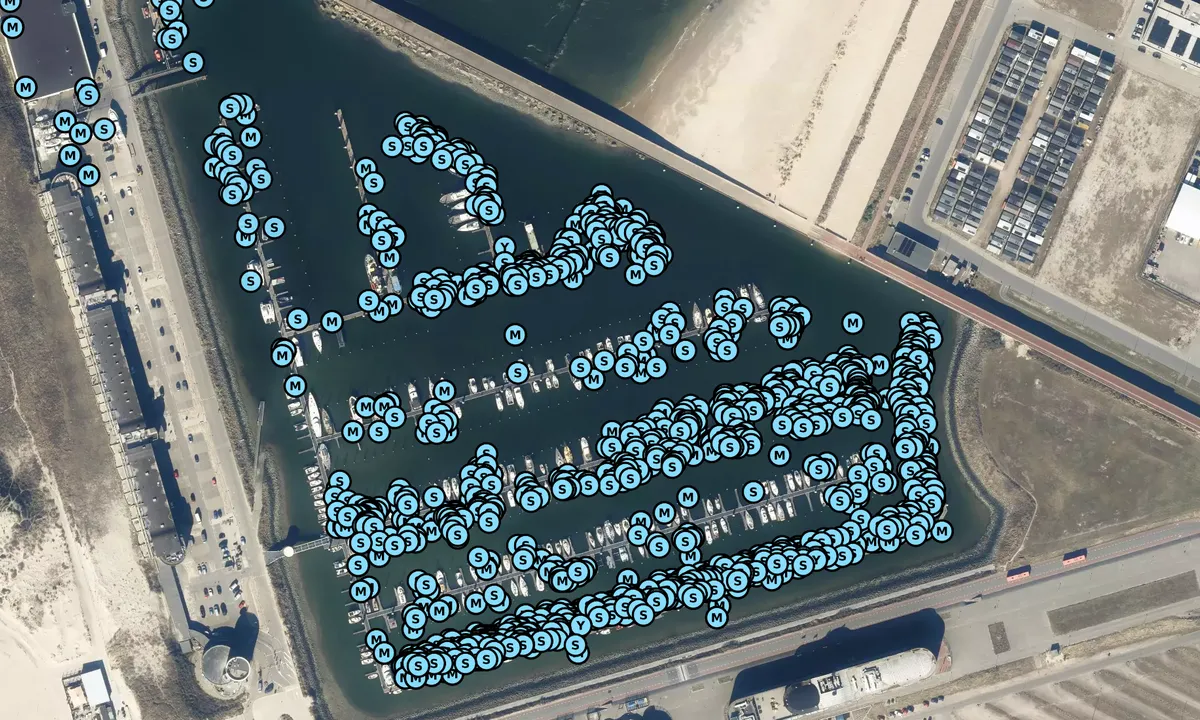 Satelite image of Marina Seaport IJmuiden