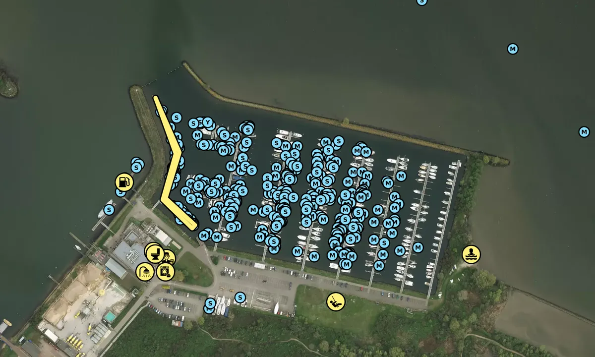 Satelite image of Marina Stellendam - Goeree-Overflakkee