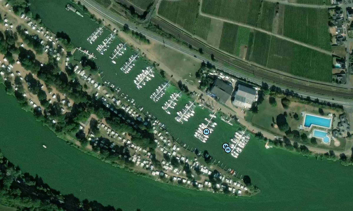 Satelite image of Marina Winningen