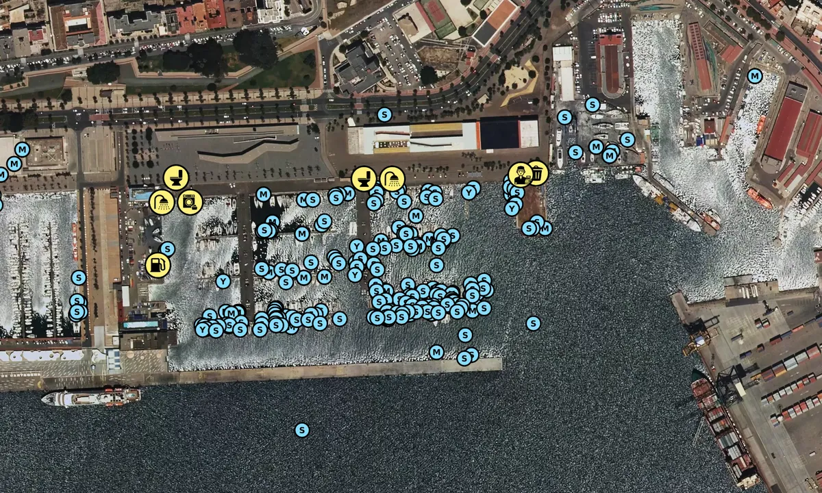 Satelite image of Marina Yacht Port Cartagena