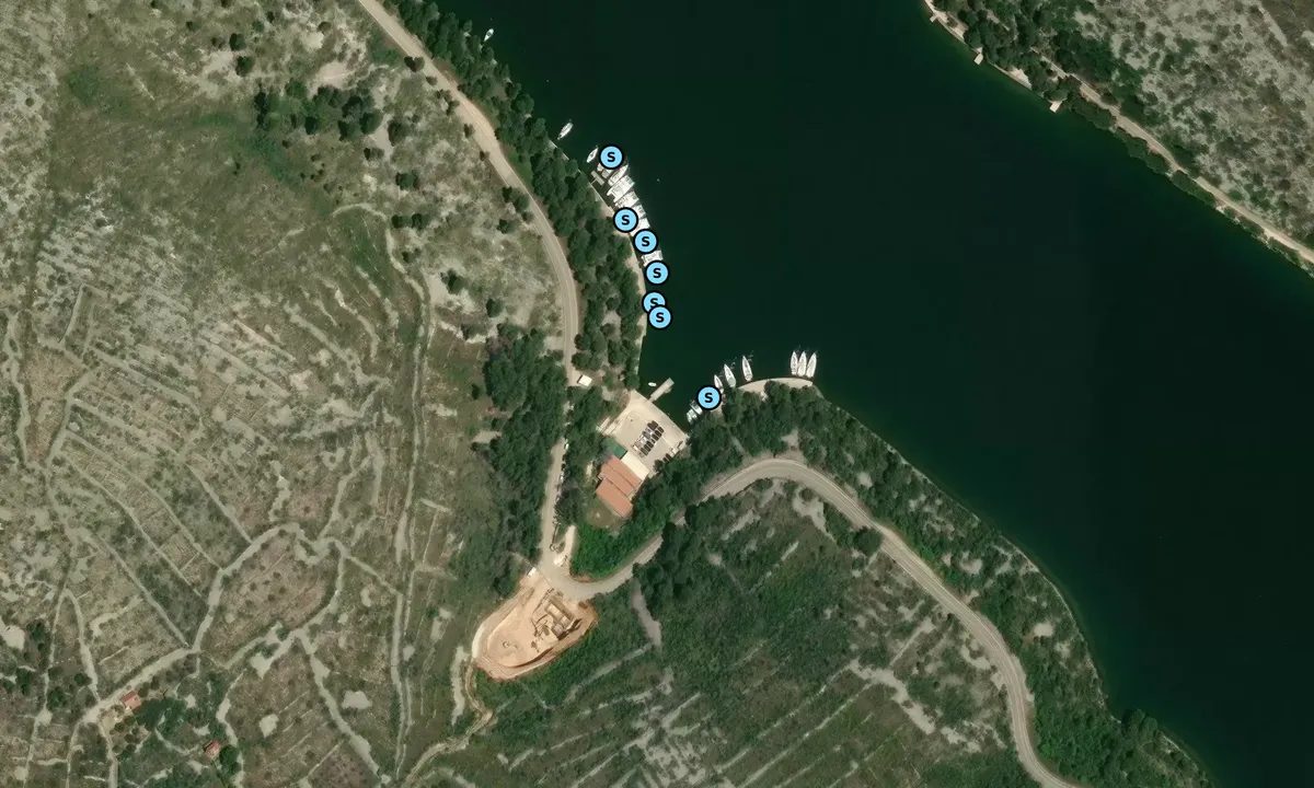 Satelite image of Marina Zaton Sibenik