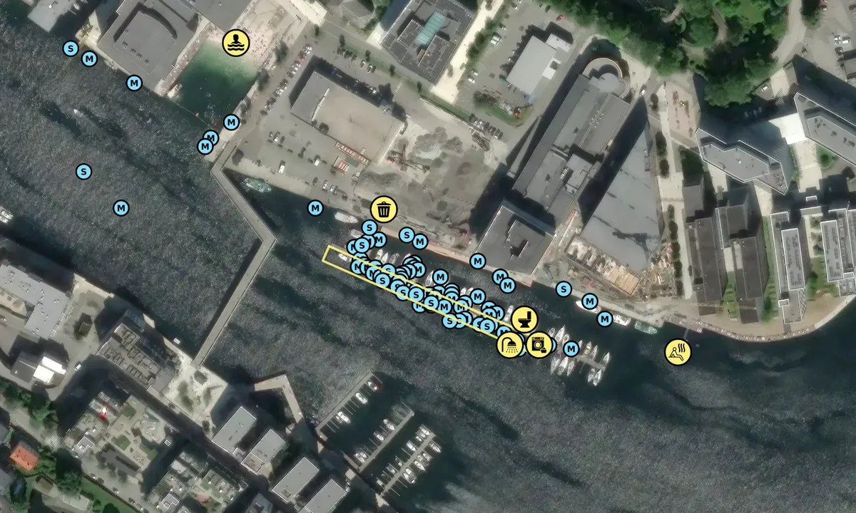 Satelite image of Marineholmen