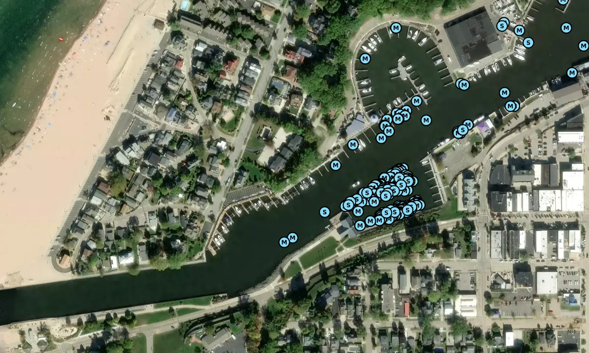 Satelite image of Mariners Dockage - Private