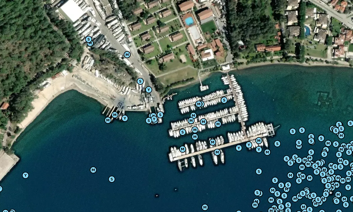 Satelite image of Marinturk Village Port