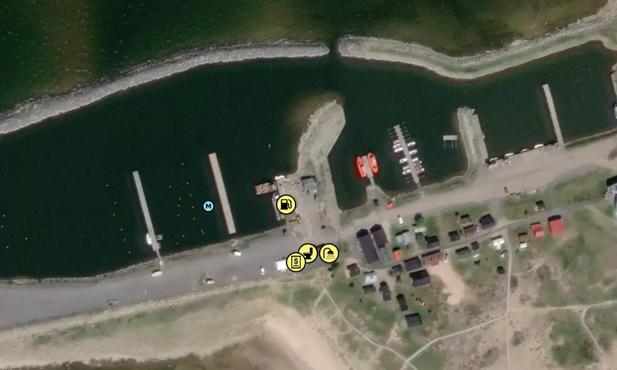Satelite image of Marjaniemi Marina