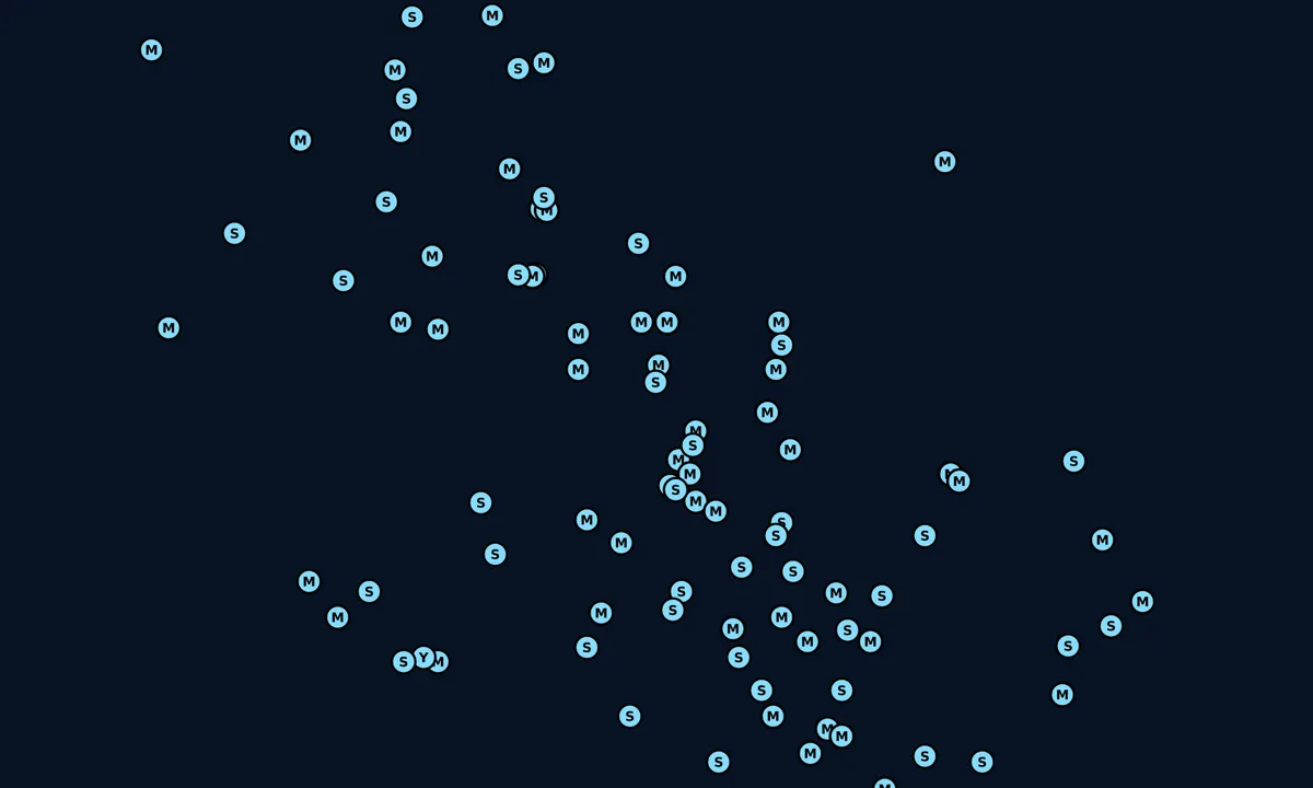 Satelite image of Markerwadden strand