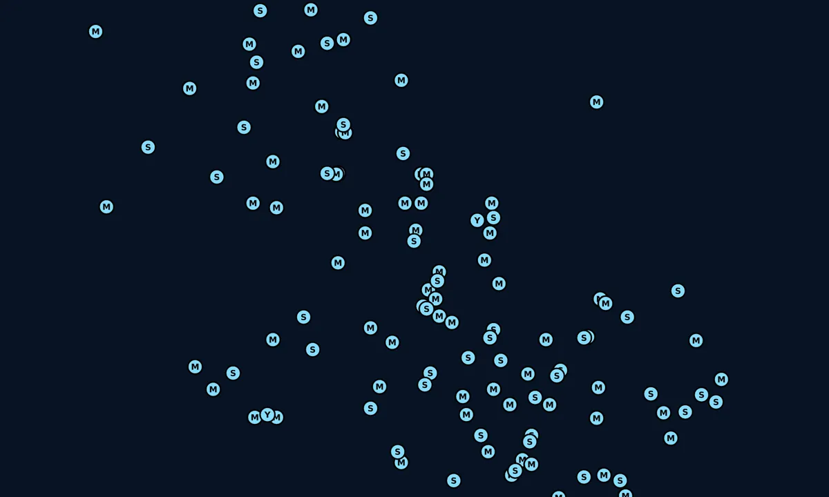 Satelite image of Markerwadden strand
