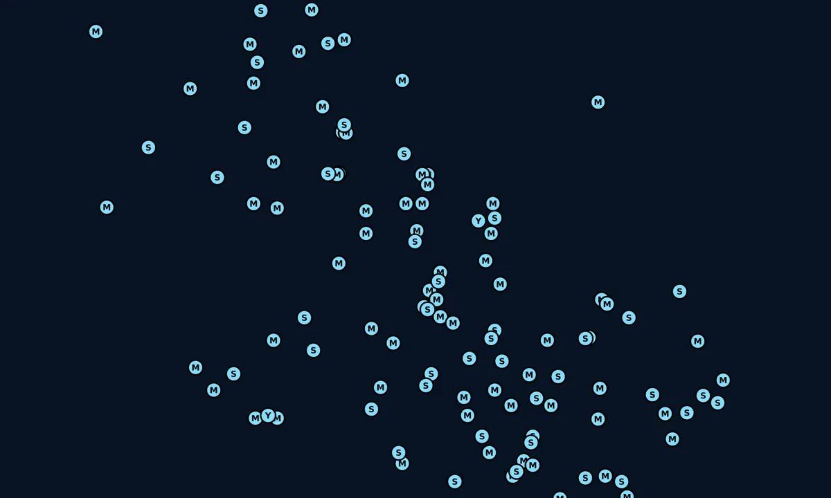 Satelite image of Markerwadden strand