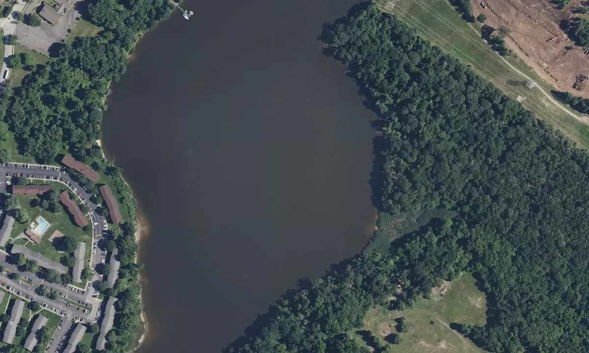 Satelite image of Marley Creek