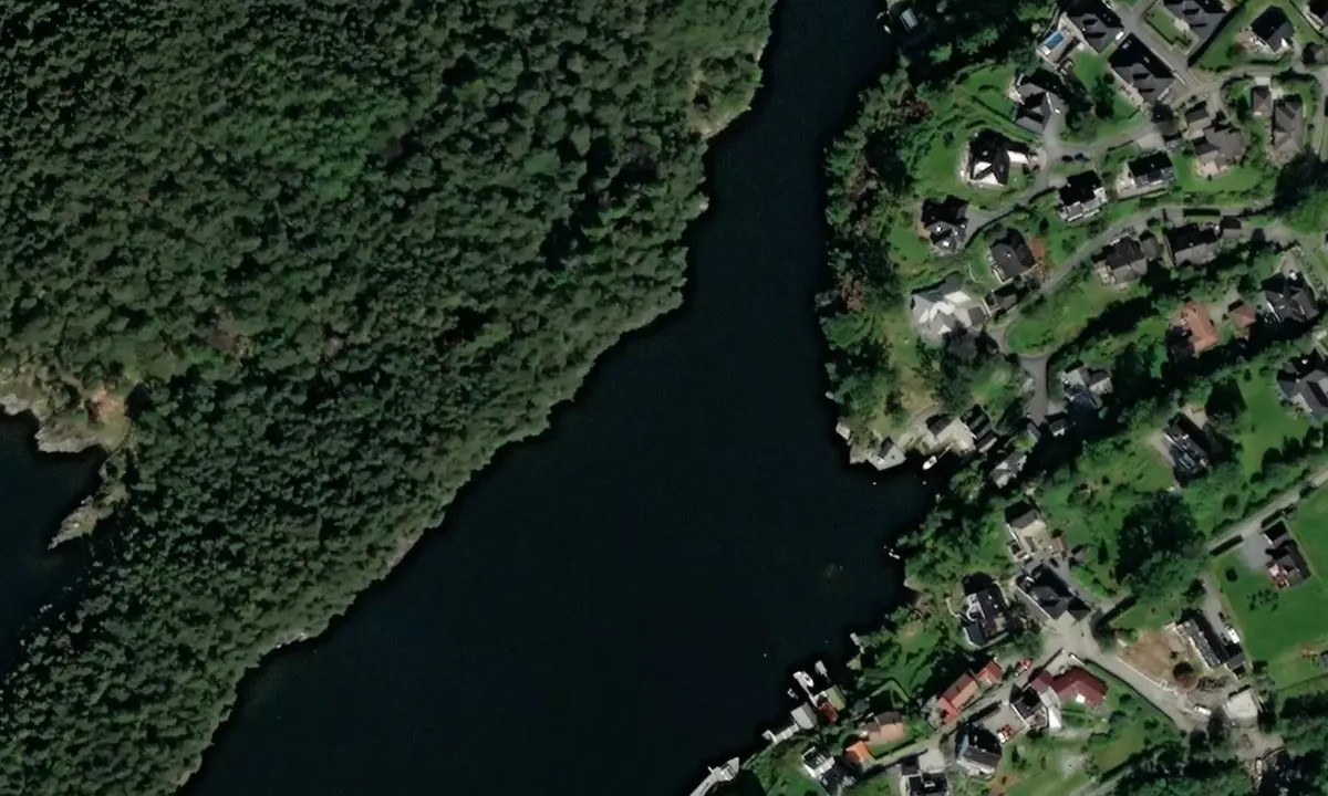 Satelite image of Marmorøyen