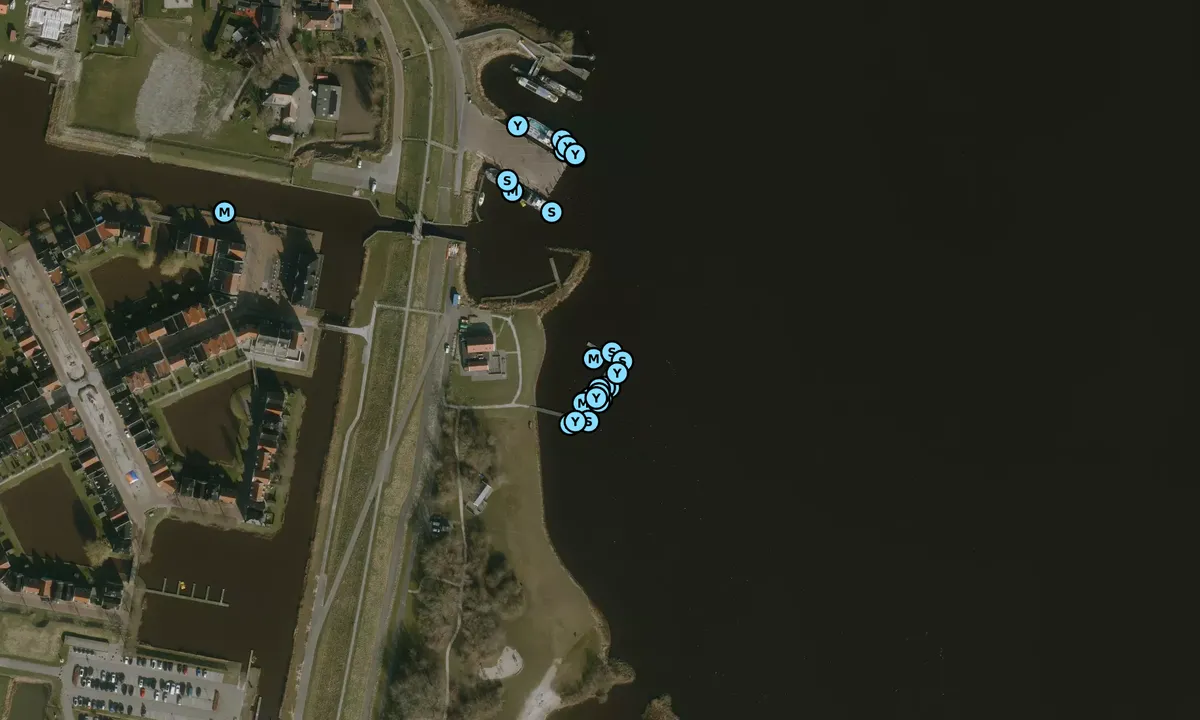 Satelite image of Marrekrite Steiger LM83 - Oostmahorn