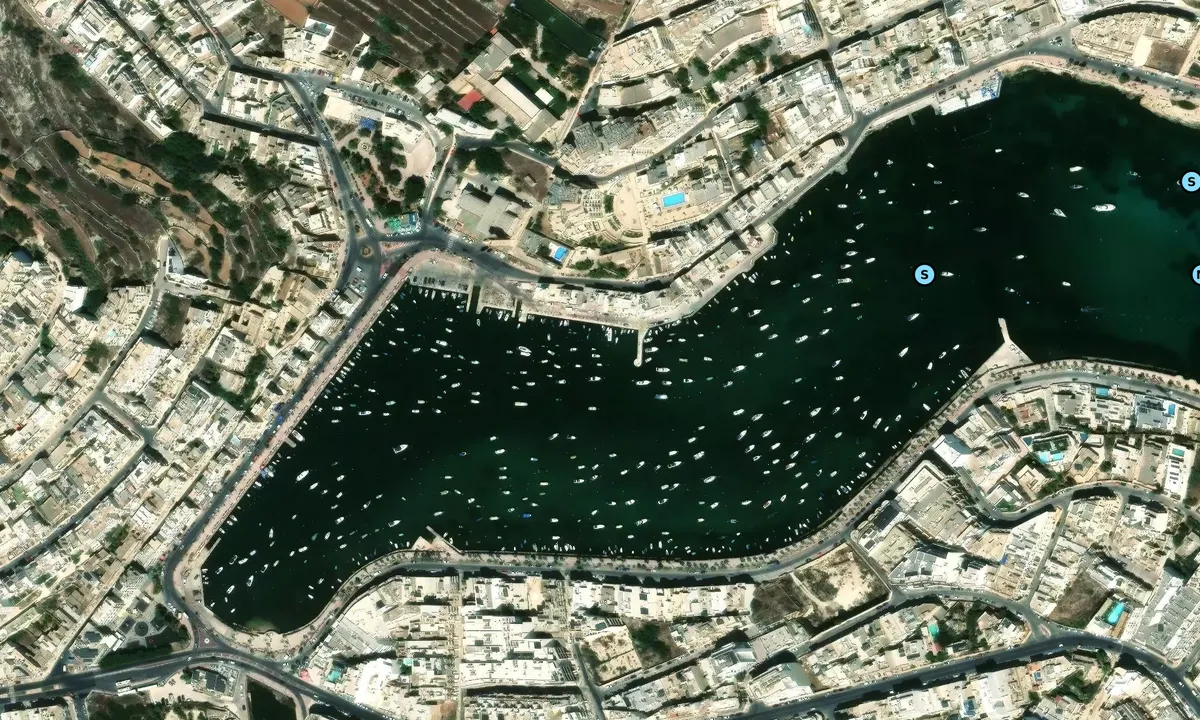 Satelite image of Marsaskala