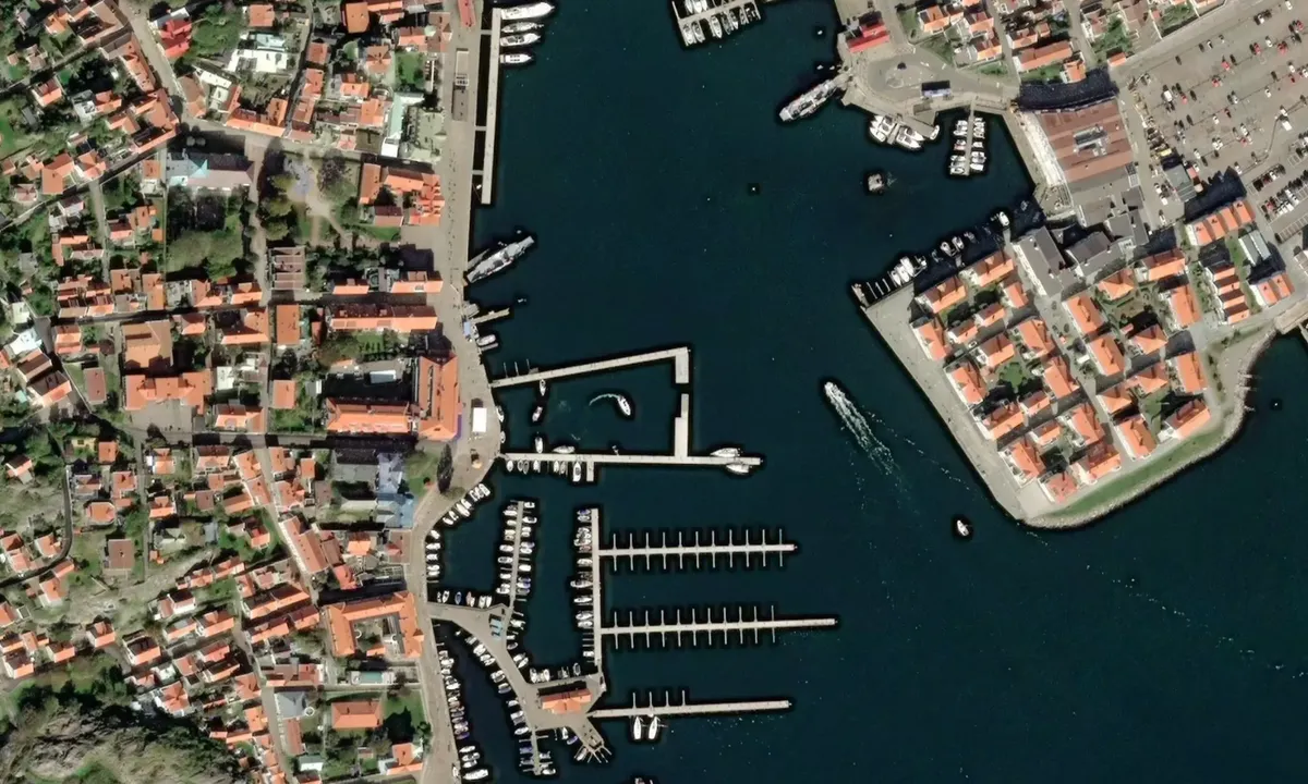 Flyfoto av Marstrand