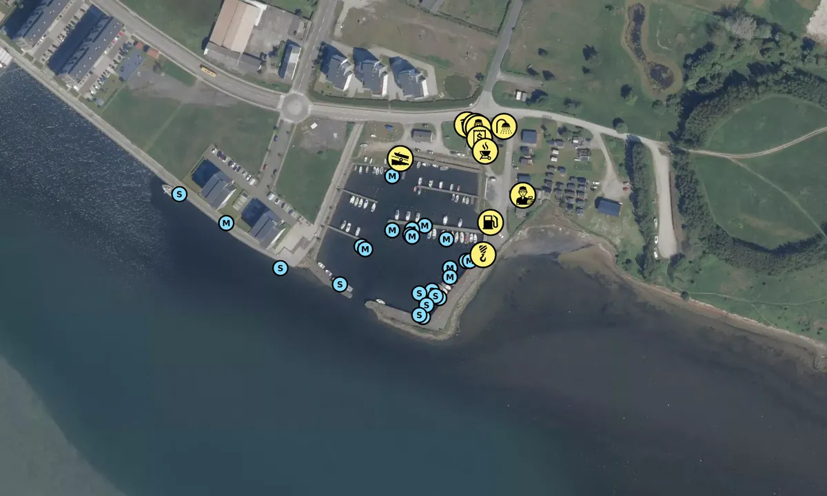 Satelite image of Masnedsund Havn
