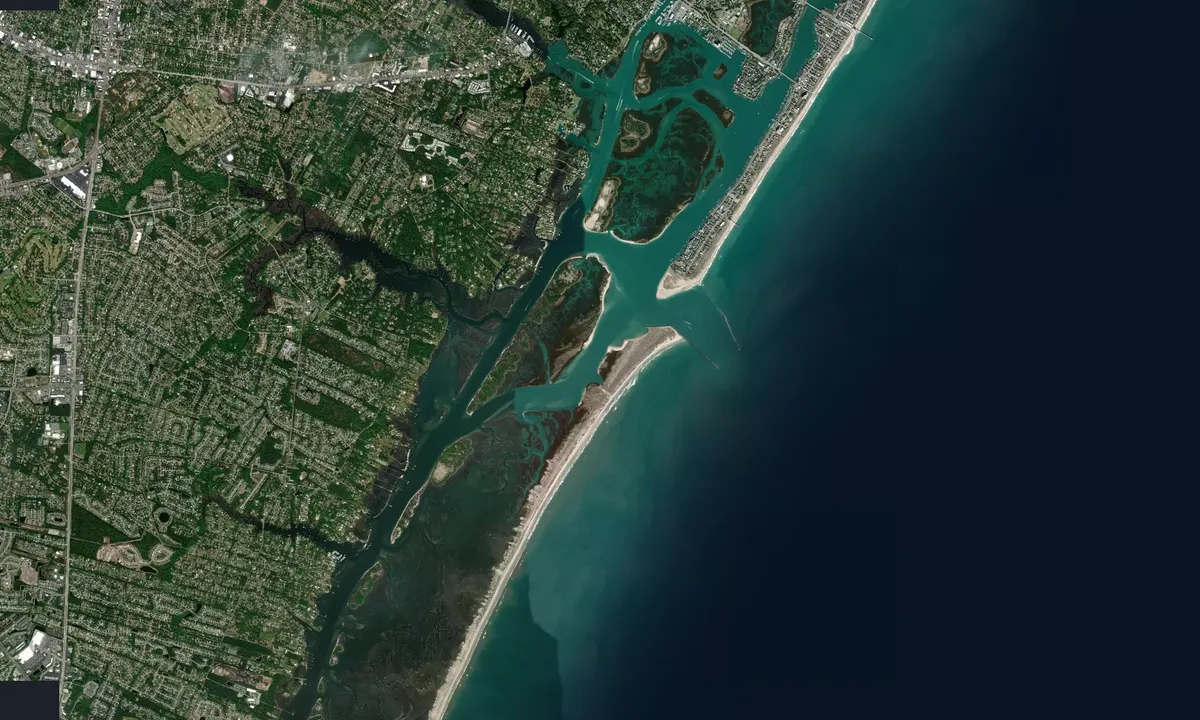 Flyfoto av Masonboro Cove
