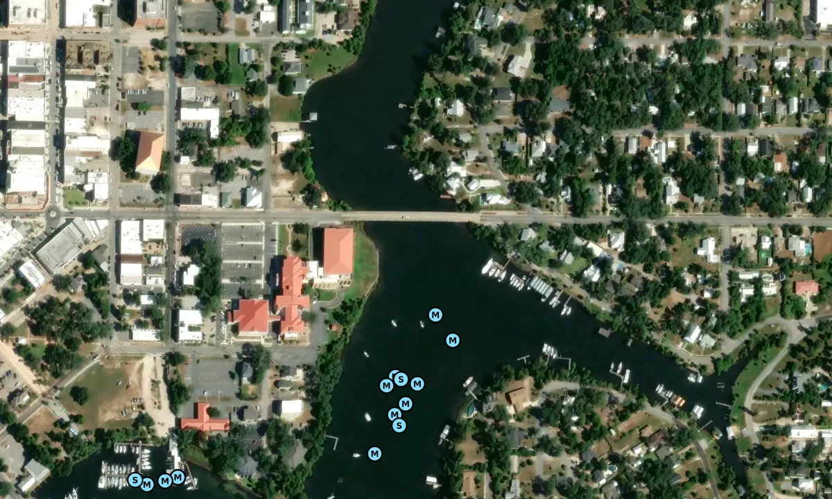 Satelite image of Massalina Bayou