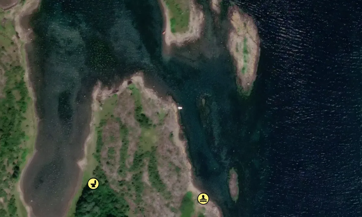 Satelite image of Masseløy sund