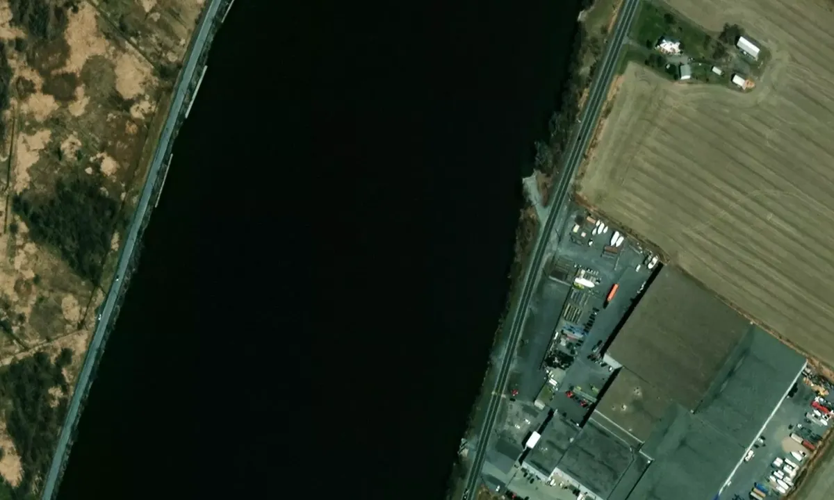 Satelite image of Mathias Marine Sports (Marina St-Mathias)