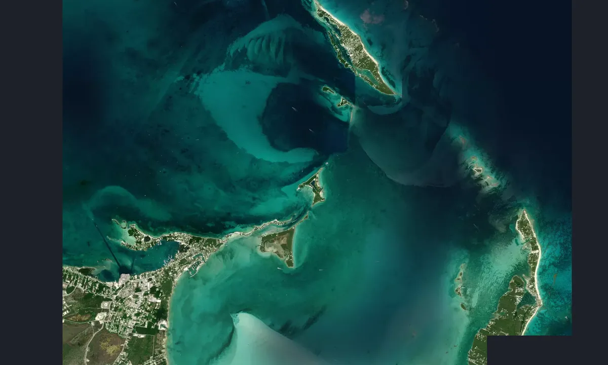 Flyfoto av Matt Lowe's Cay
