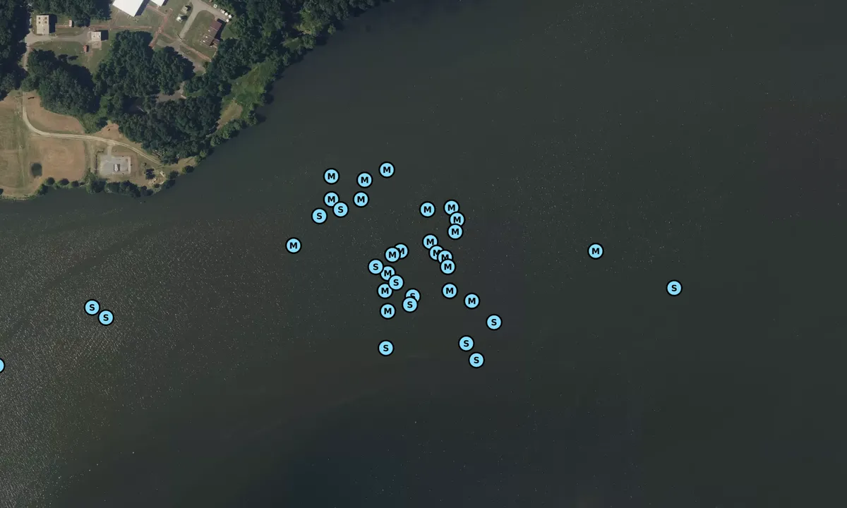 Satelite image of Mattawoman Creek - 1