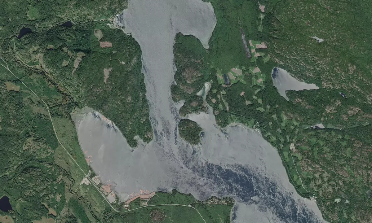 Flyfoto av Maud Island