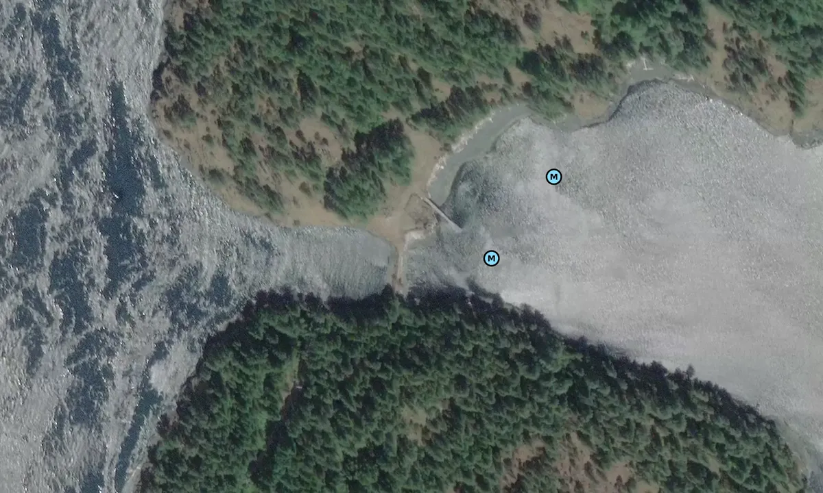 Satelite image of Maud Island